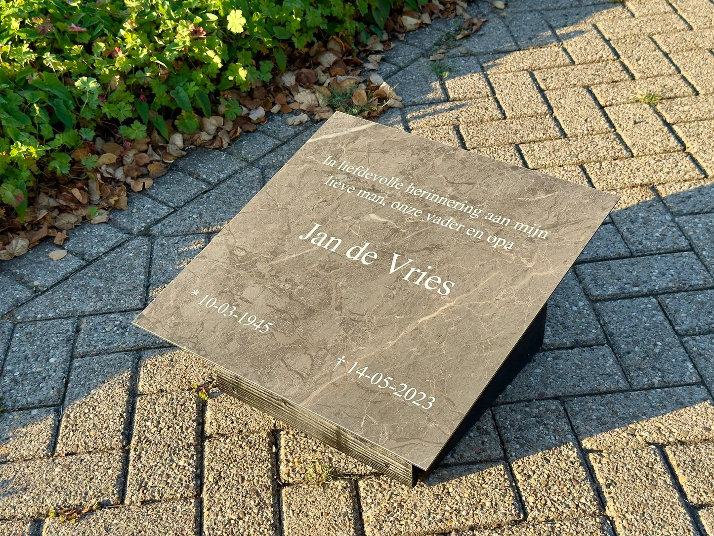 Tijdelijke grafbedekking algemeen graf