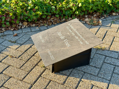 Tijdelijke grafbedekking algemeen graf 50x50 cm zijkant (2)